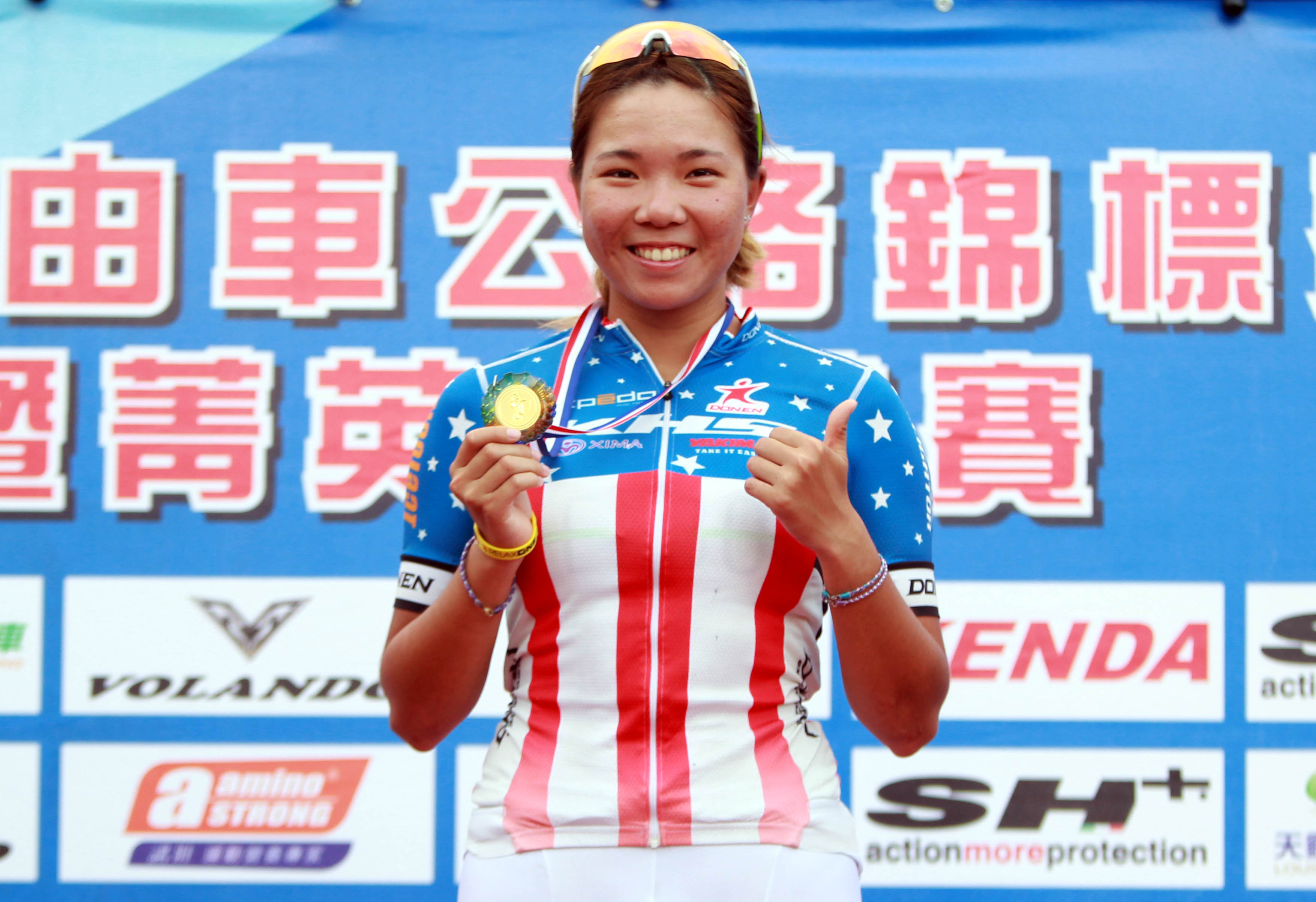 328女子U23組冠軍張婷婷中華民國自由車協會提供